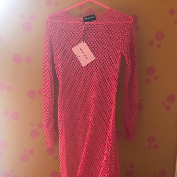 Neon fishnet maxi dress - Picture 1 of 3